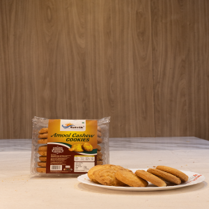 Satvik Packet Cookies - Amool Cashew - Pack of 2