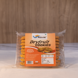Satvik Packet Cookies - Dry fruits - Pack of 2