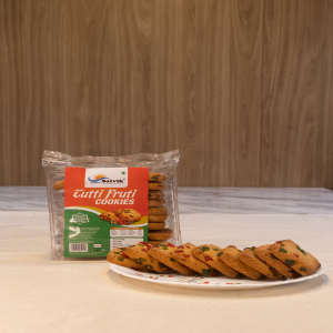 Satvik Packet Cookies - Tutti Fruti - Pack of 2