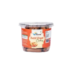 Satvik Jar Cookies - Tutti Fruti - Pack of 2