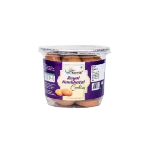 Satvik Jar Cookies - Royal Nankhatai - Pack of 2