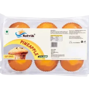 Satvik Cup Cake - Pineapple - Pack of 2