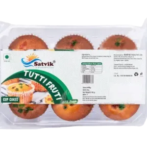 Satvik Cup Cake - Tutti Fruti - Pack of 2