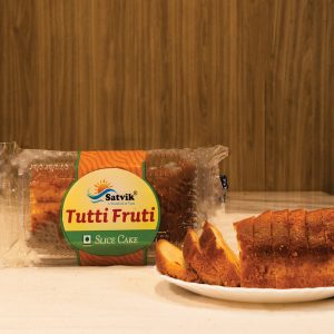 Satvik Slice Cake - Tutti Fruti